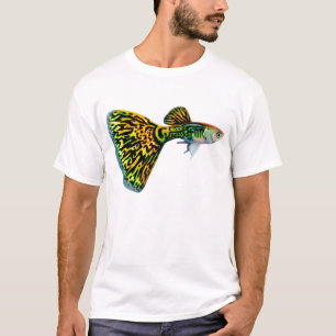 T-shirt de guppy de peau de serpent de cobra