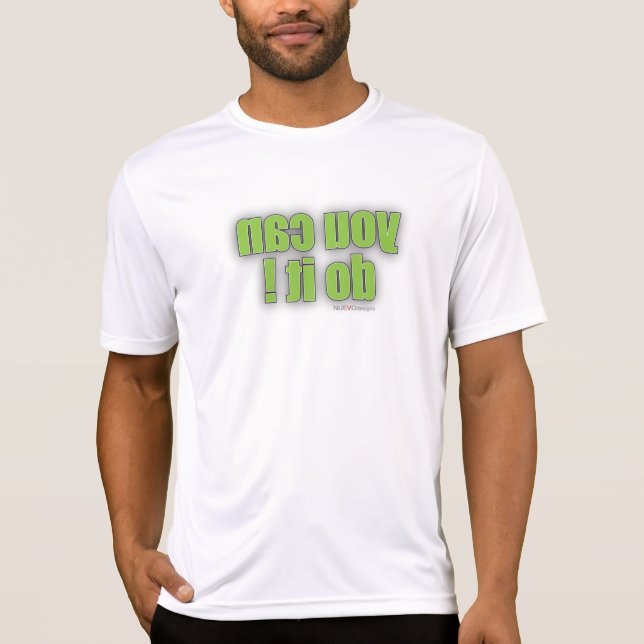 T-shirt de gymnase - vous pouvez le faire image (Devant)
