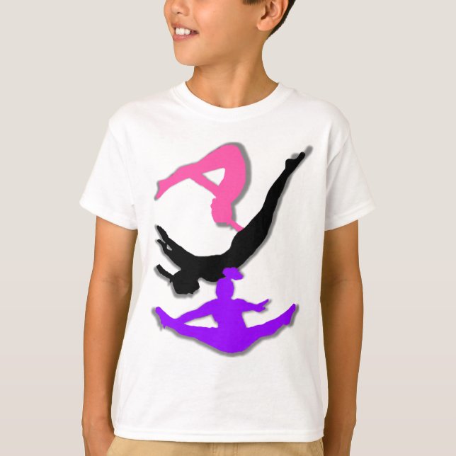 T-shirt de gymnaste de trempoline (Devant)