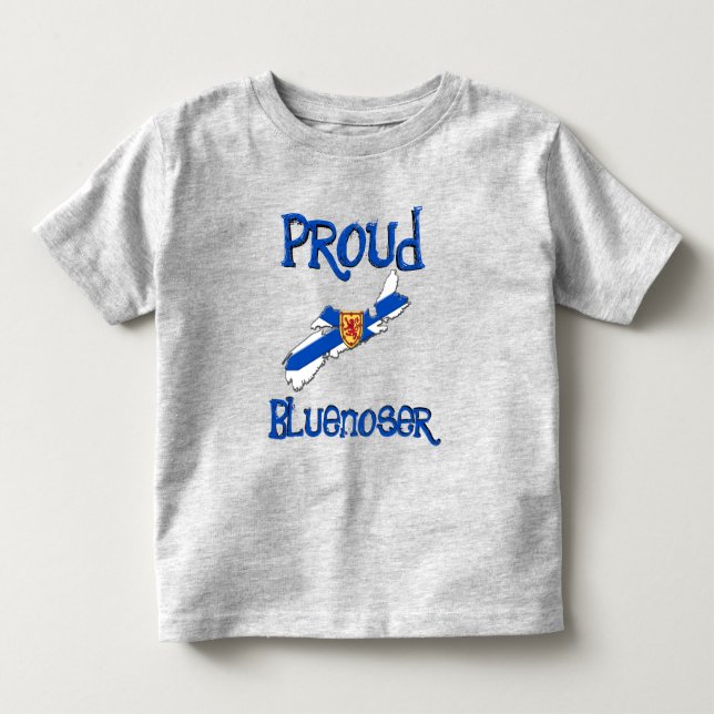 T-shirt de Halifax en Nouvelle-Écosse Proud Blueno (Devant)