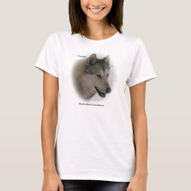T-shirt de Hanes ComfortSoft® des femmes de loup (Devant)