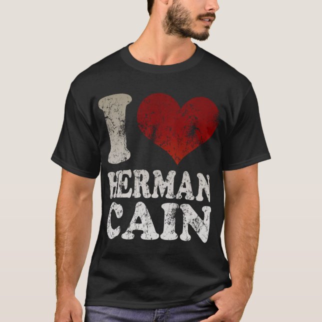T-shirt de Herman Caïn du coeur I (Devant)