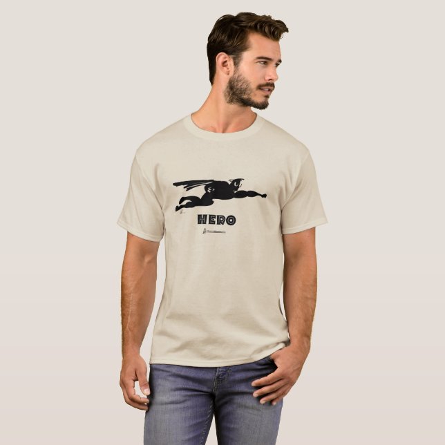T-shirt de héros (Devant entier)