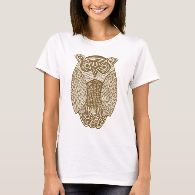 T-shirt de hibou (Devant)