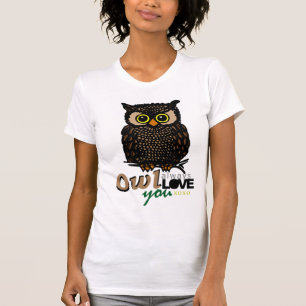 T-shirt De HIBOU AMOUR toujours vous XOXO