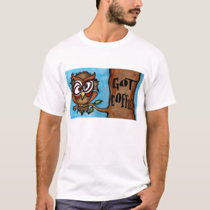 T-shirt de hibou de coucou