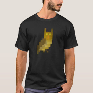 T-shirt de hibou de pixel
