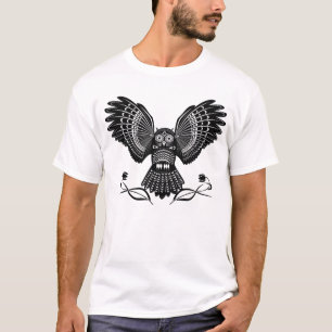 T-Shirt de hibou tribal
