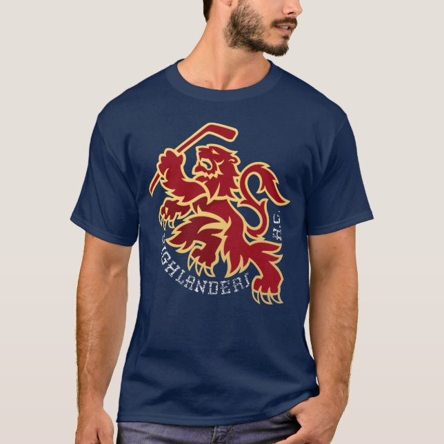 T-Shirt de hockey des Highlanders (Devant)