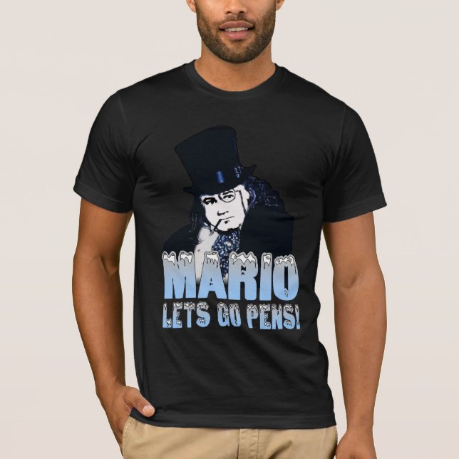 T-shirt de hockey Mario Penguin (Devant)