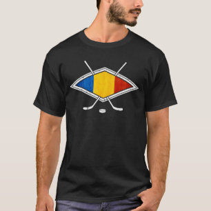T-shirt de hockey sur glace en Roumanie avec dossi