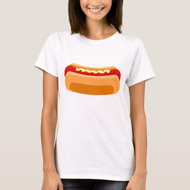 T-shirt de hot-dog (Devant)
