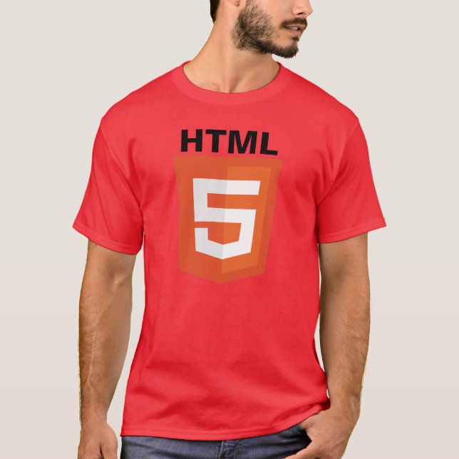 T-shirt de HTML 5 (Devant)