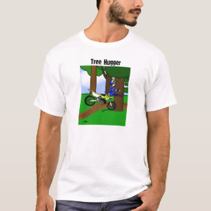 T-shirt de Hugger d'arbre de vélo de saleté