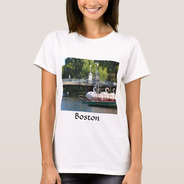 T-shirt de jardin public de Boston (Devant)