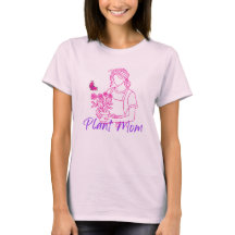 T-Shirt de jardinage pour maman plante féminine