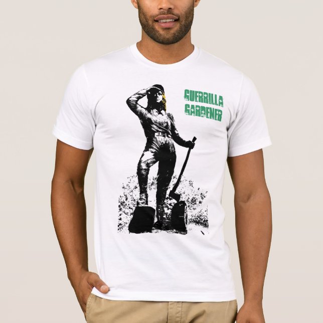 T-shirt de jardinier de guérillero (Devant)