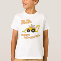 T-shirt de jaune du travailleur de la construction