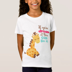 T-Shirt de jersey fin pour filles Dream It