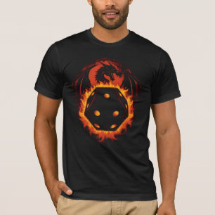 T-Shirt de jeu de société Fantasy avec Dragon de F