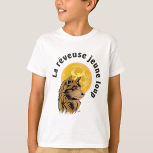 T-shirt de jeune loup rêveur