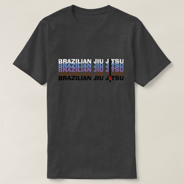 T-shirt de Jiu Jitsu de Brésilien (Design devant)