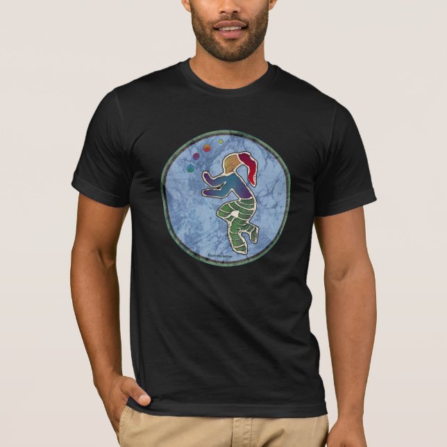 T-shirt "de jongleur de batik" (Devant)