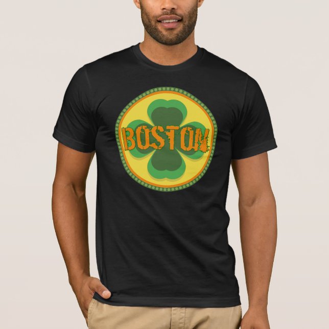 T-shirt de jour de Boston St Patrick (Devant)