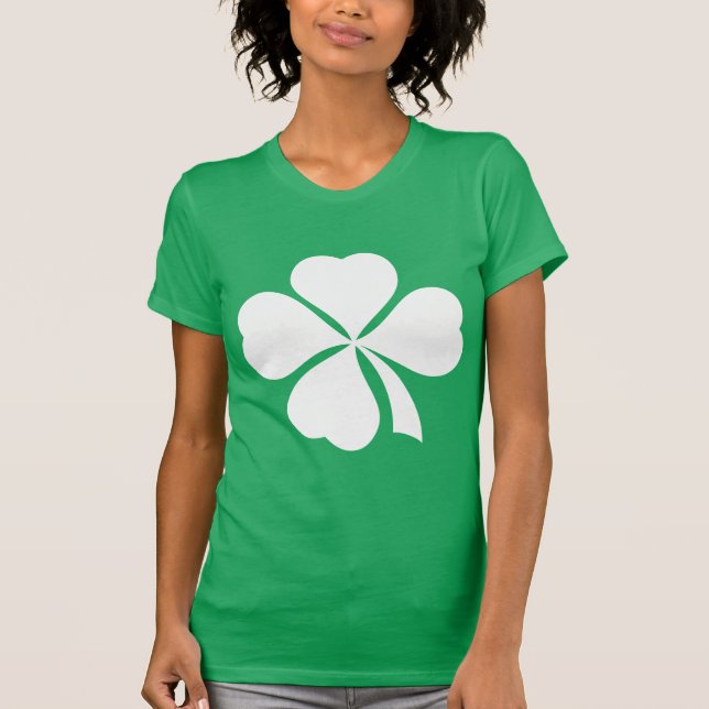T-shirt de Jour de la Saint Patrick de trèfle de (Devant)