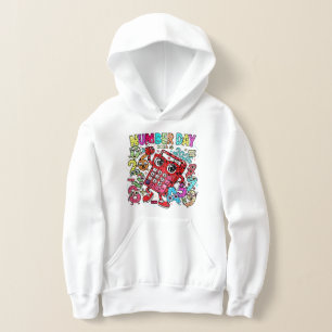 T-shirt de jour du nombre pour les enfants de l'éc