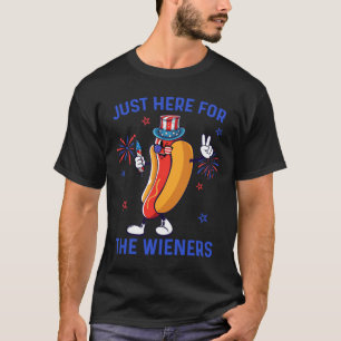 T-shirt De Juillet Wienes Américain Drapeau Hommes Patriot
