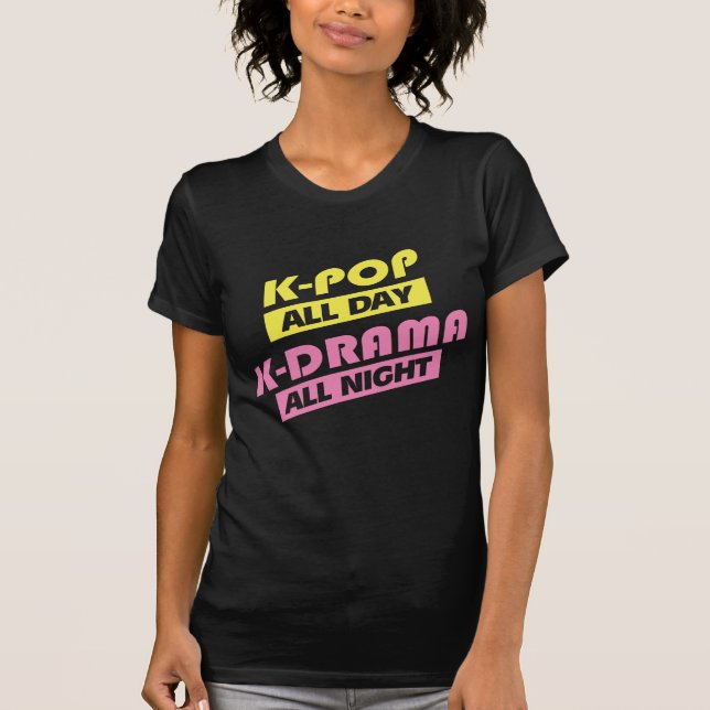 T-shirt De K-Bruit toute la journée de K-Drame musique (Devant)