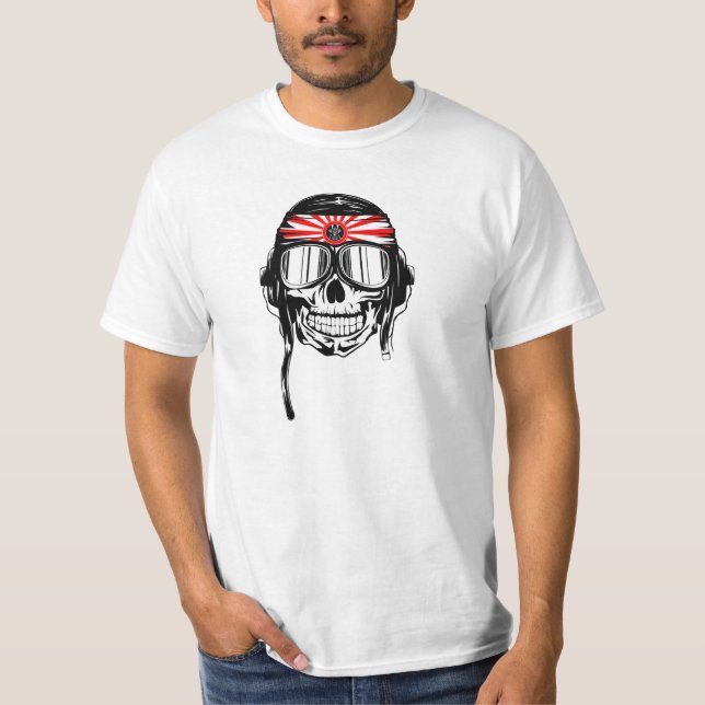 T-shirt de kamikaze - Japon faisant de la planche (Devant)