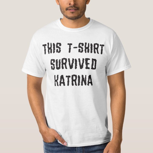 T-shirt de Katrina d'ouragan (Devant)