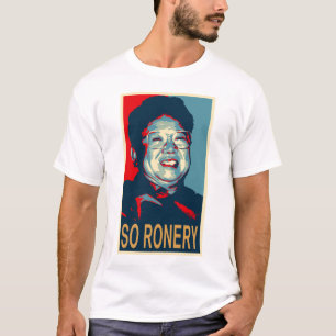 T-shirt De Kim Jong-il chemise ainsi Ronery
