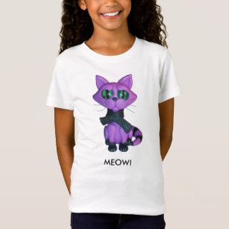 T-shirt de Kitty de filles