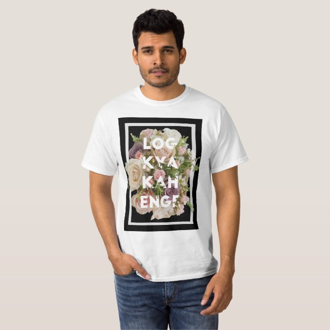 T-shirt de Kya Kahenge de rondin (Devant entier)