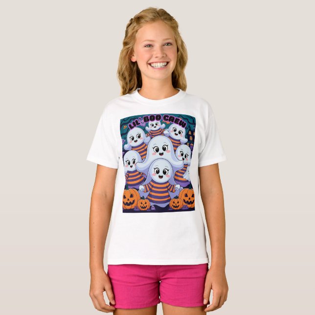 T-shirt de l’équipage du Boo Lil’ Halloween (Devant entier)