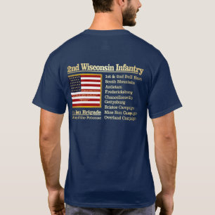 T-shirt de la 2e infanterie du Wisconsin (BH)