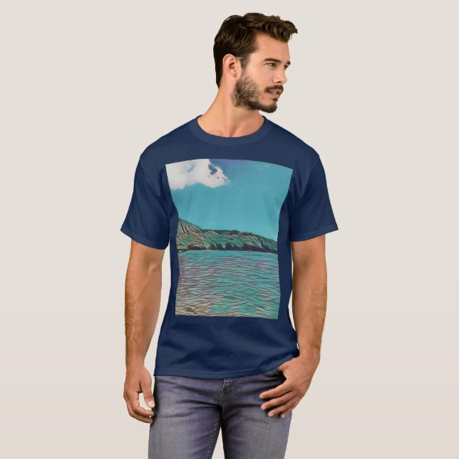 T-shirt de la baie de Hanauma (Devant entier)