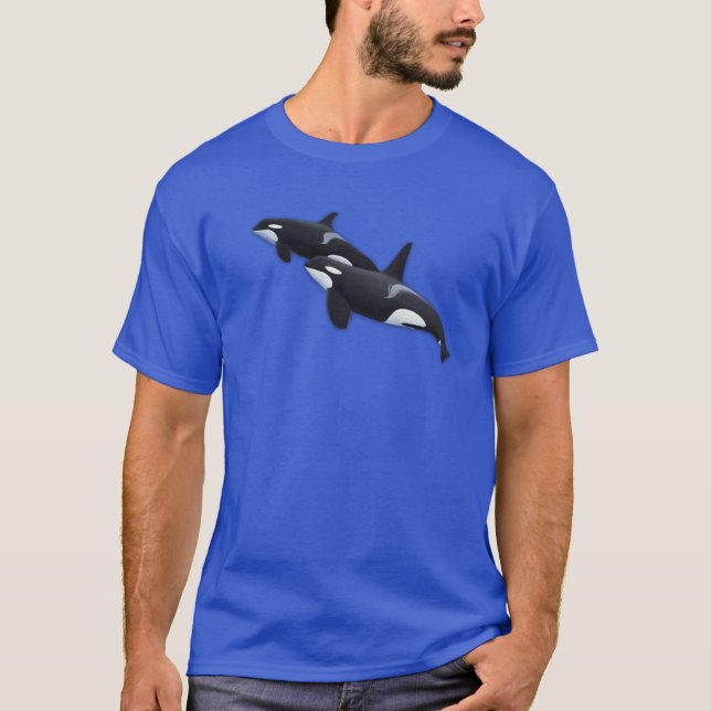 T-shirt de la baleine tueuse (Devant)