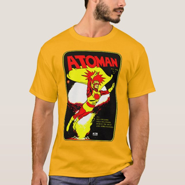 T-shirt de la bande dessinée ATOMAN Retro des anné (Devant)