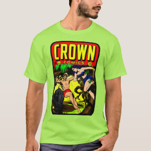 T-shirt de la bande dessinée de la Couronne des an
