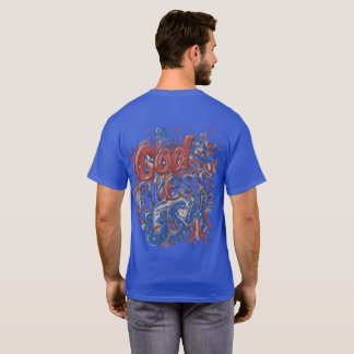 T-shirt de la bénédiction de Dieu aux USA