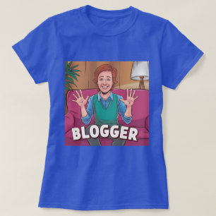 T-shirt de la carrière de blogueur