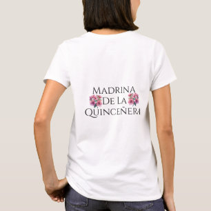 T-shirt de la célébration personnalisée de Quincea