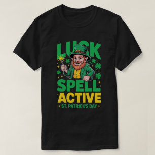 T-shirt de la Chance Sortilège Actif Leprechaun St