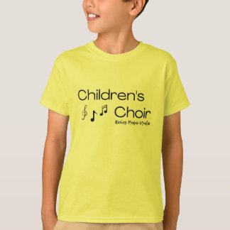 T-shirt de la chorale pour enfants