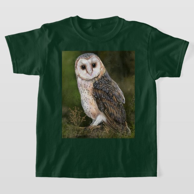 T-shirt de la chouette de l'Ouest (Poser)