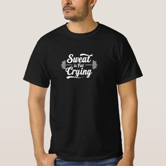 T-shirt de la citation de la salle de sport (Devant)